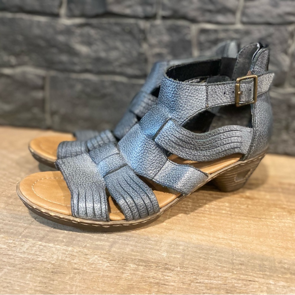 Women’s Rieker Leather Heeled Sandal